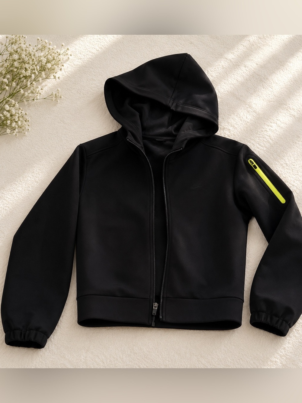 Lacoste Sport Black Loose Fit Jacket